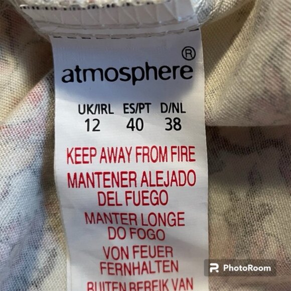 Atmosphere Delicate Floral Midi Dress Sweetheart Mesh Dot Illusion Neckline - Picture 12 of 13